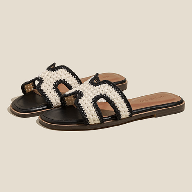 Knitted Beach Flip Flops