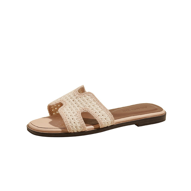 Knitted Beach Flip Flops