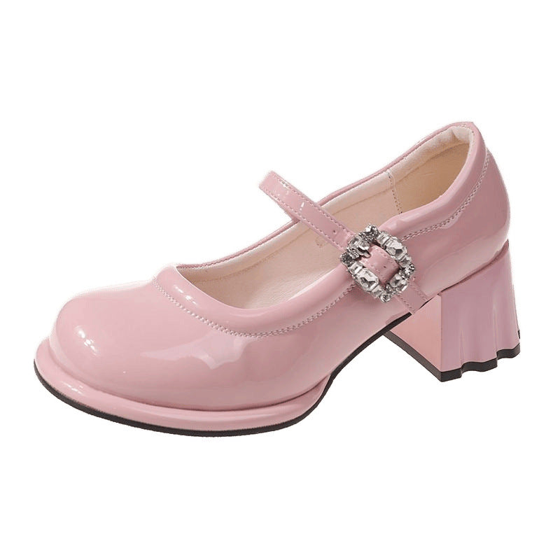 Rhinestone High Heel Strappy Sandals