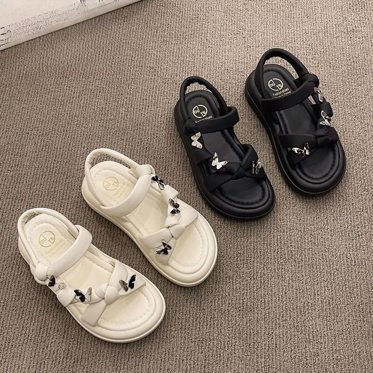 Thick Sole Loose Butterfly Sandals