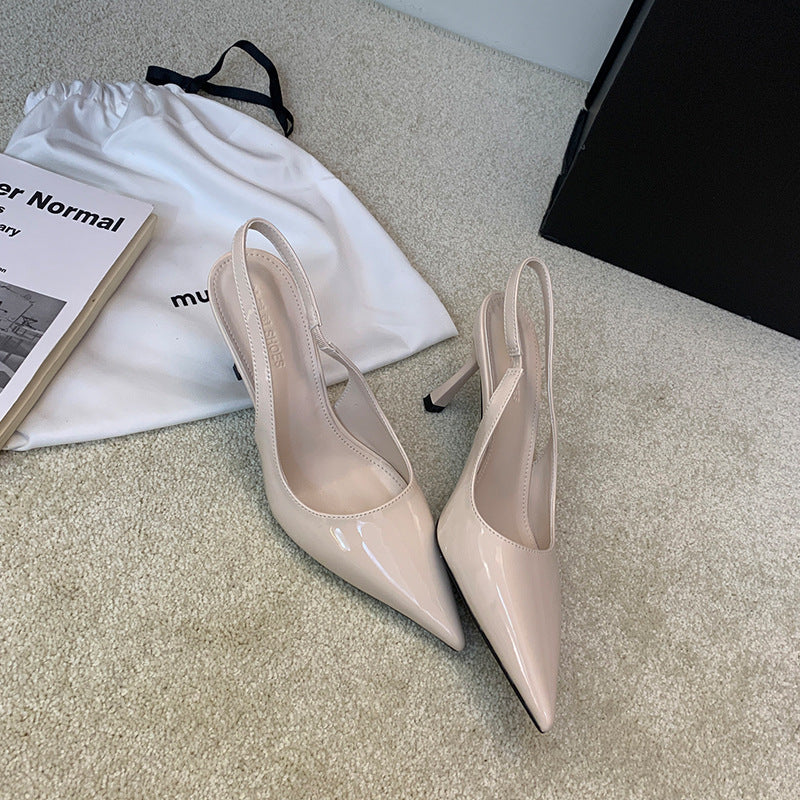 Pointed Toe Strappy High Heel