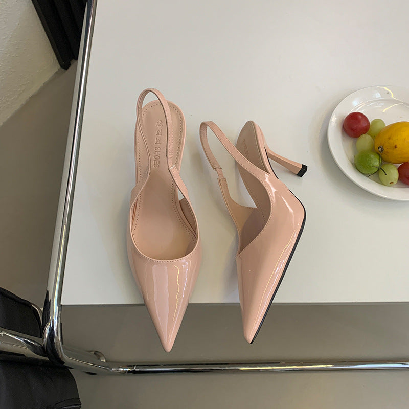 Pointed Toe Strappy High Heel