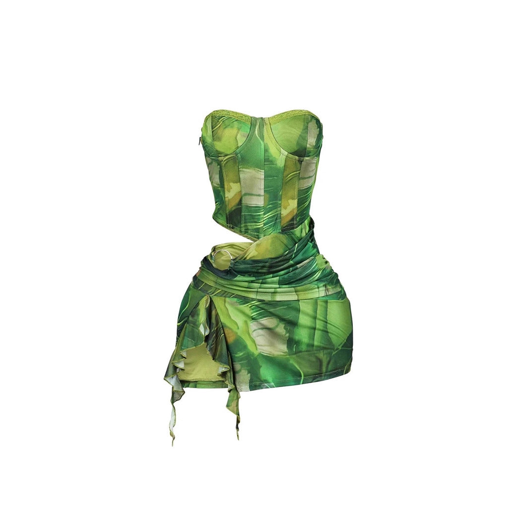 Bellatrix Cutout Bustier Tube Mini Dress