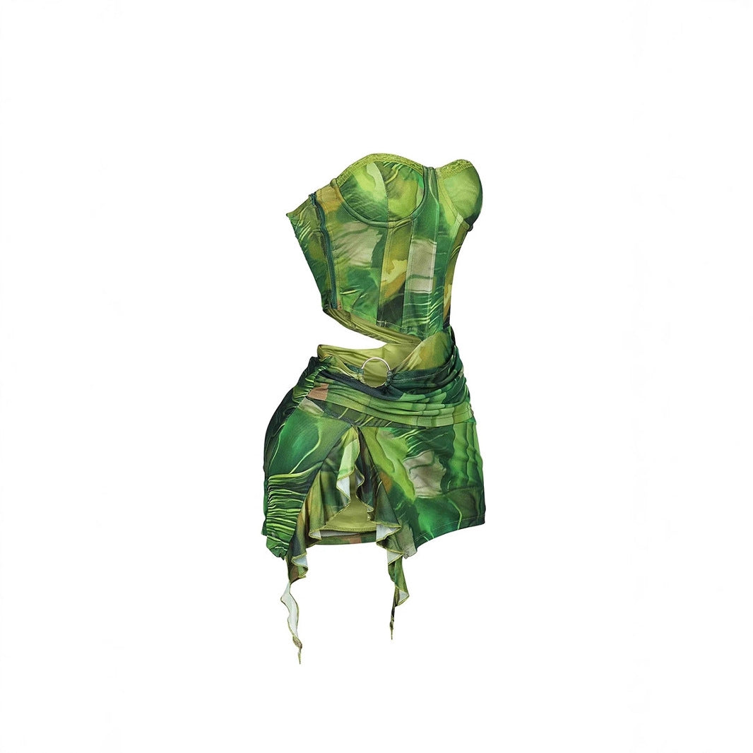 Bellatrix Cutout Bustier Tube Mini Dress