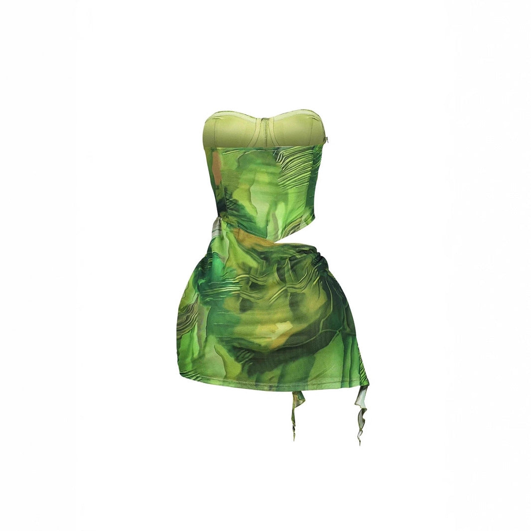 Bellatrix Cutout Bustier Tube Mini Dress