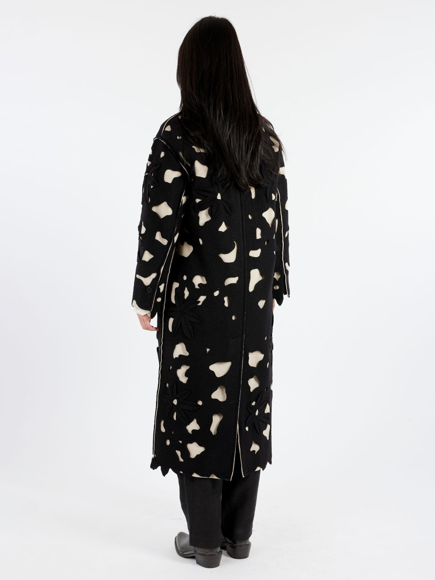 Color-blocking Reversible Coat