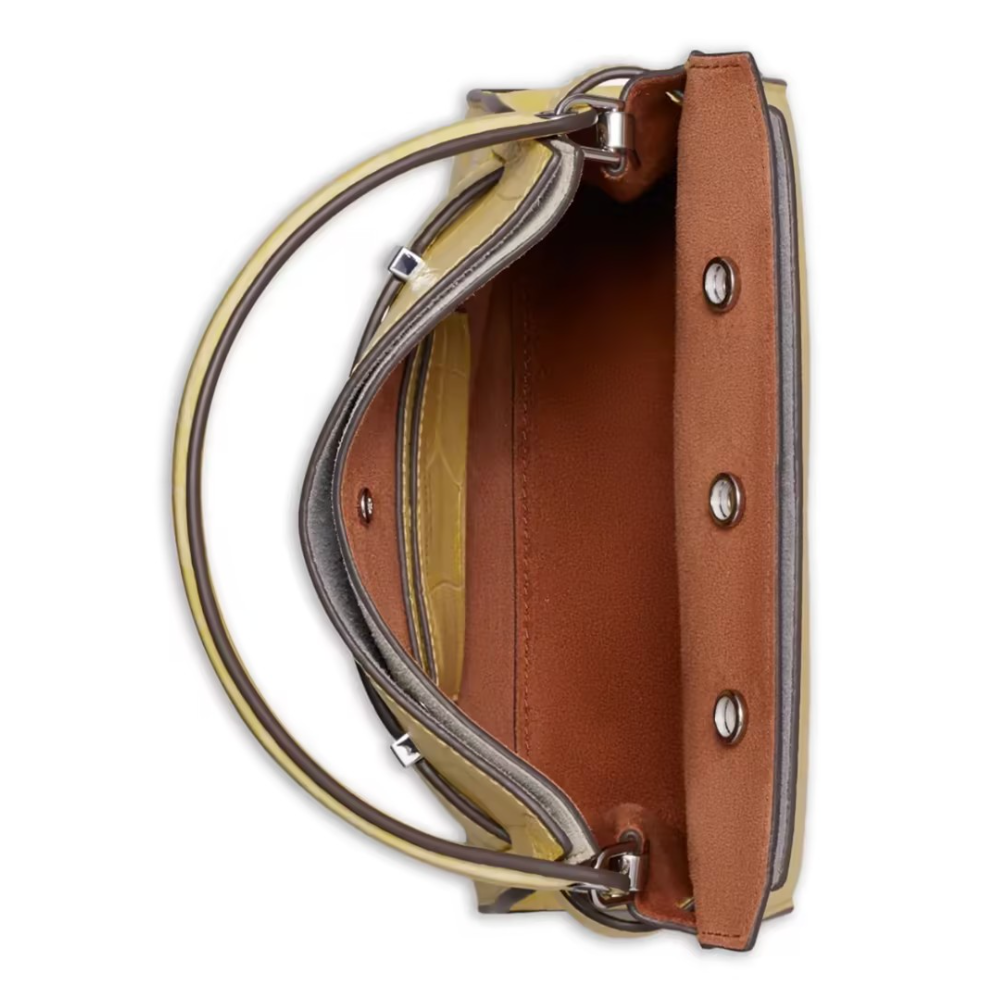 Faux Crocodile Leather Handbag