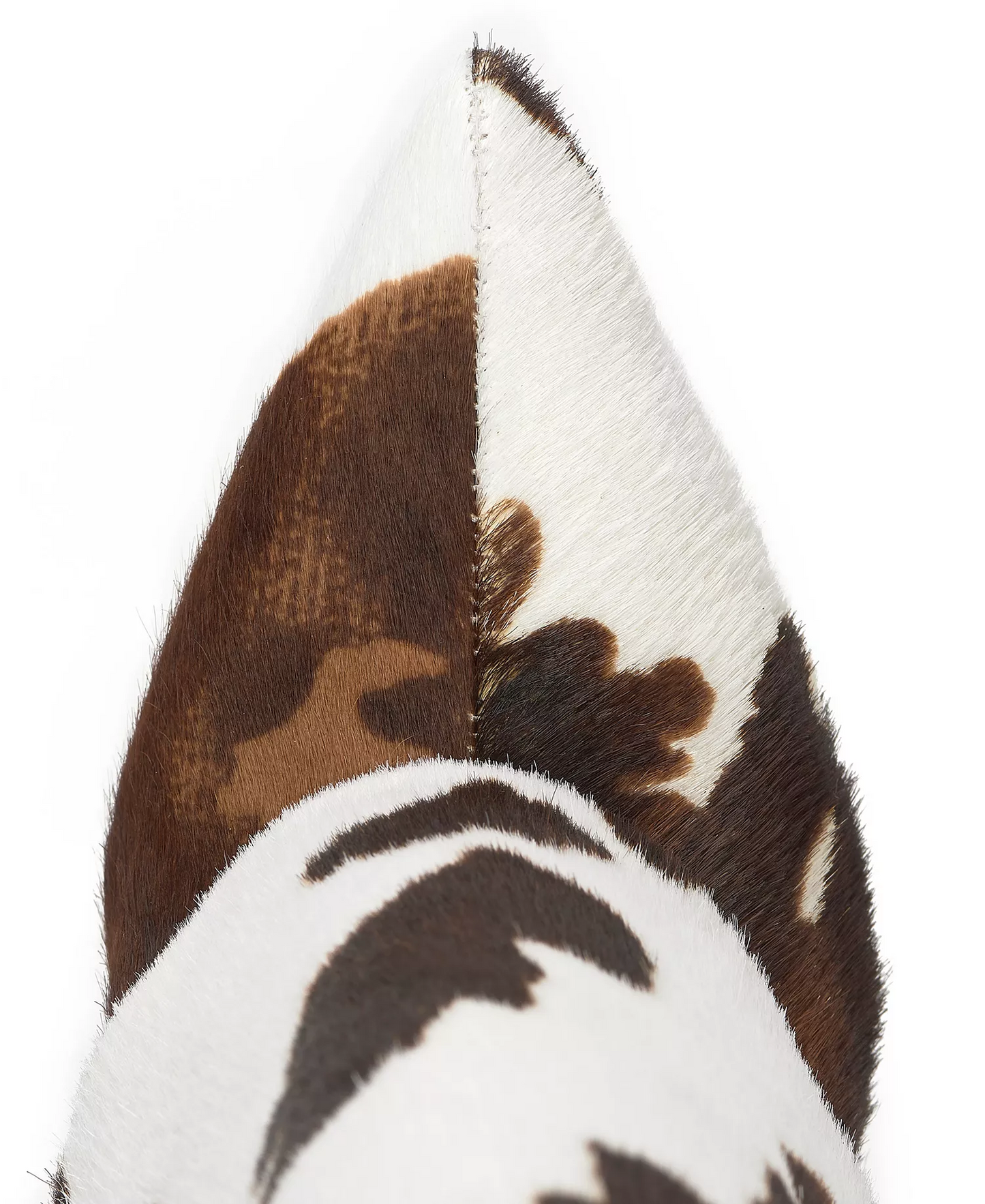 Cow-Print Knee-High Boots