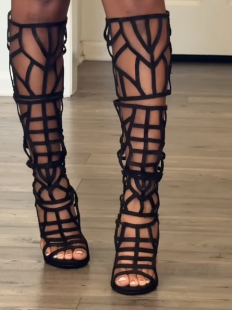 Hollow Out Boots