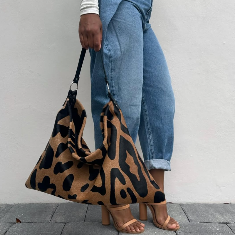 Leopard Print Shoulder Bag