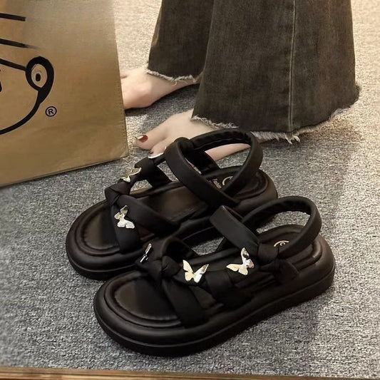Thick Sole Loose Butterfly Sandals