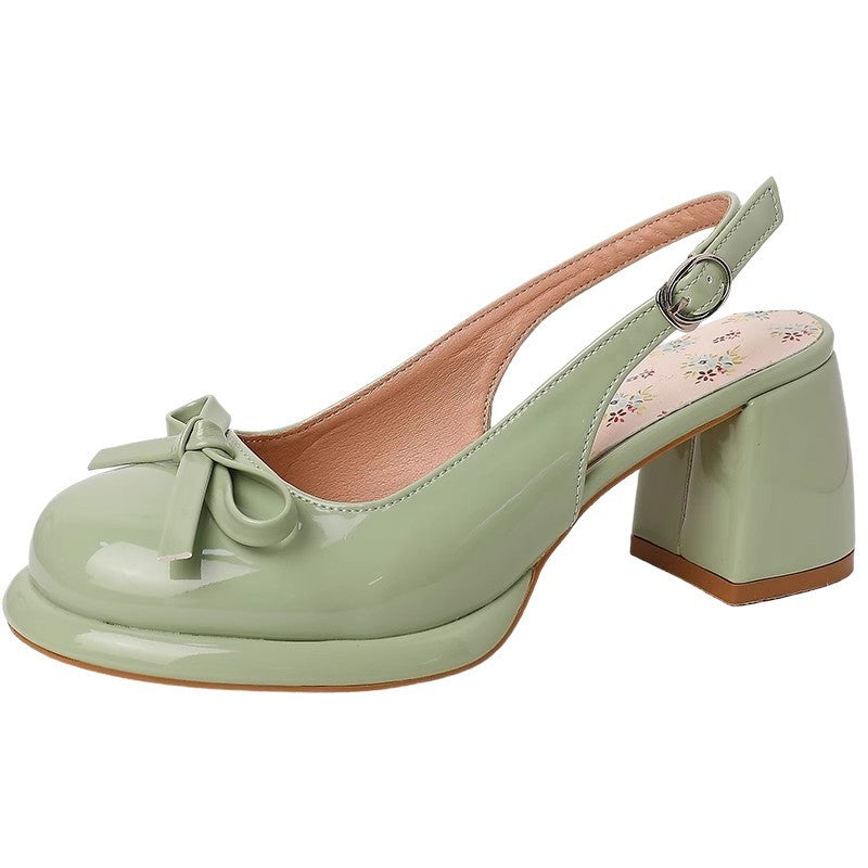 Bow High Heeled Sandals