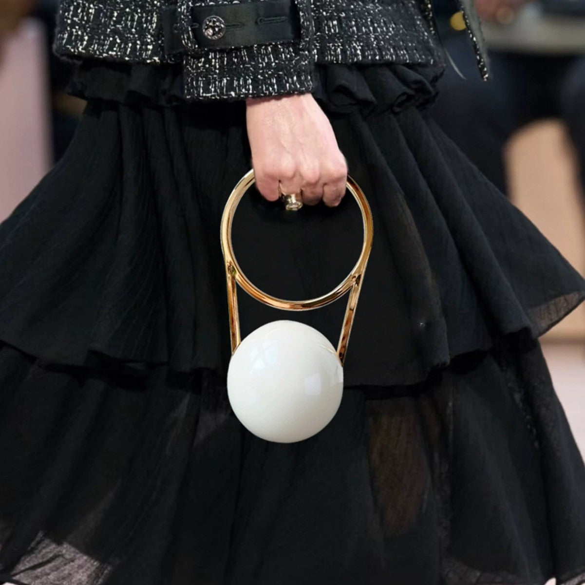 Giant Pearl Handbag