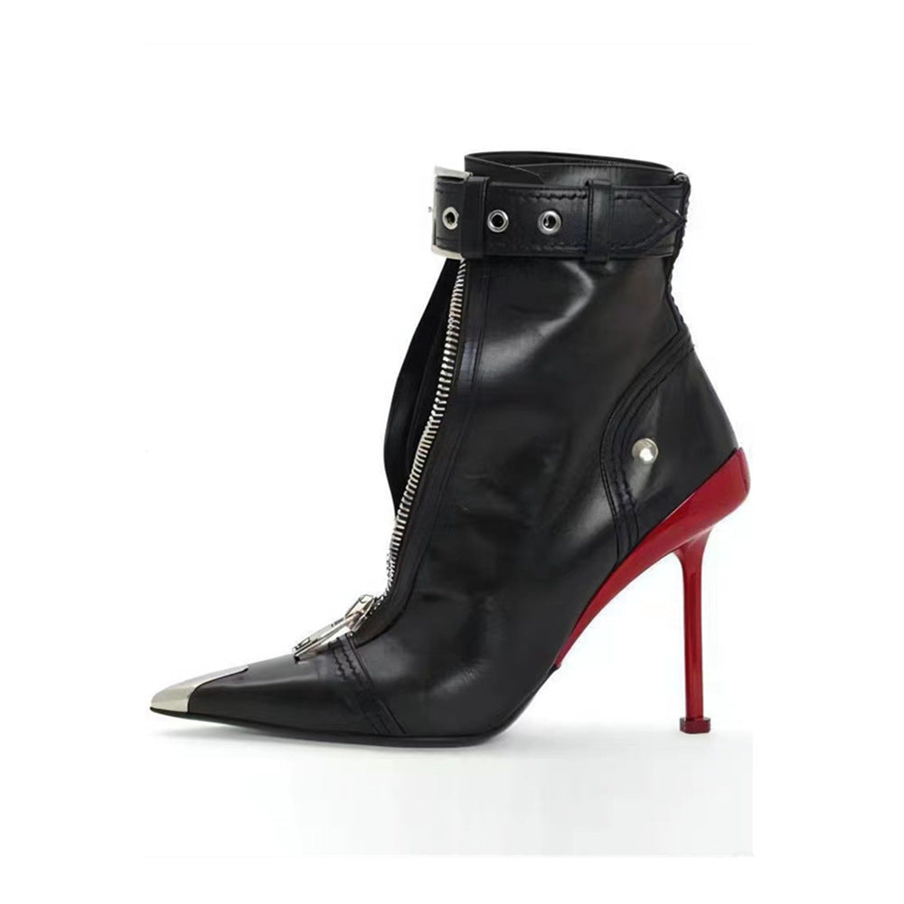 Pointed Toe Strappy Heels