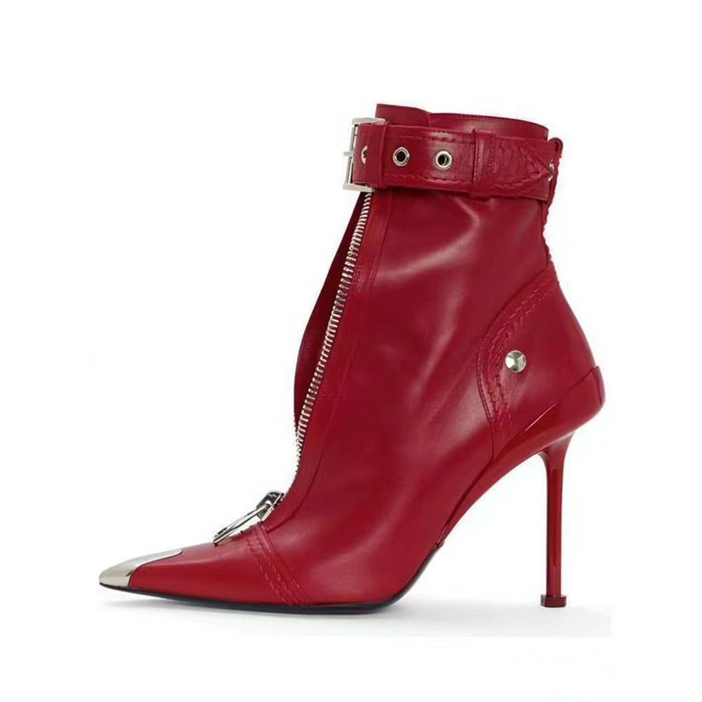 Pointed Toe Strappy Heels
