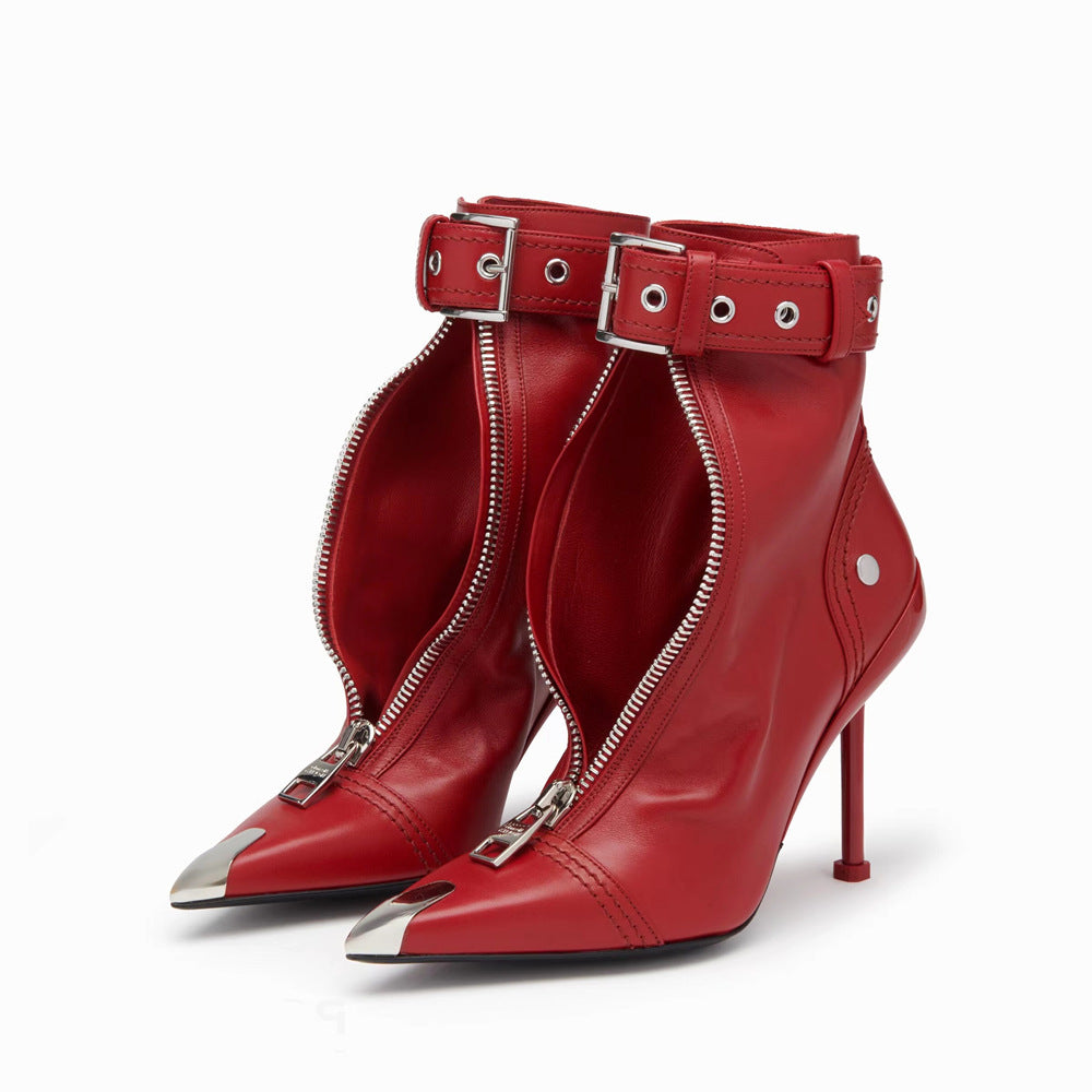 Pointed Toe Strappy Heels