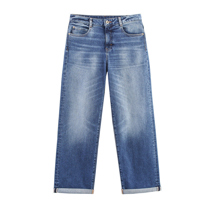 Denim Tie-Front Pocket Jacket & Jeans Set