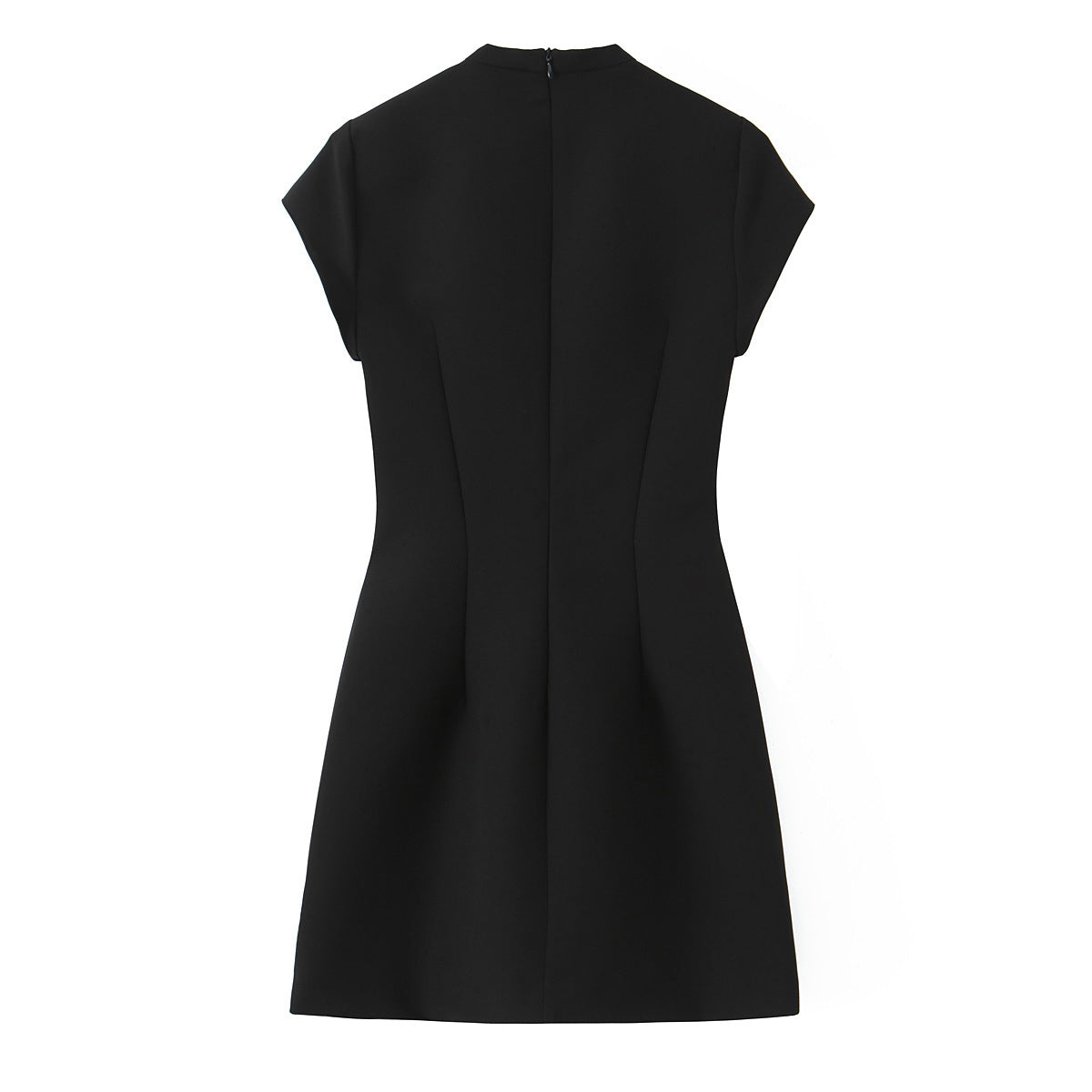 Lace-Up Bow Mini Dress