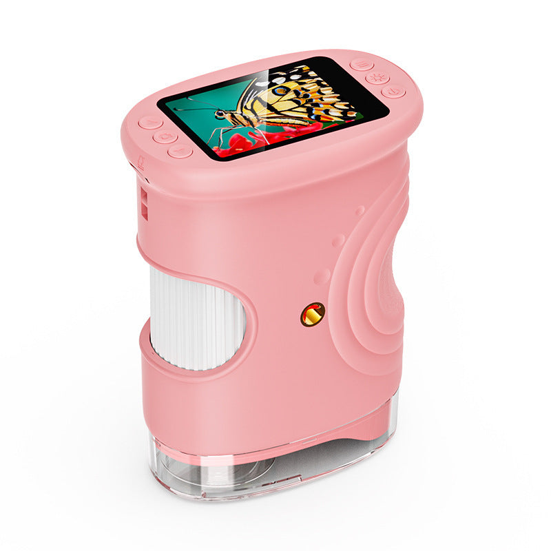 1000X Handheld Digital Microscope for Kids, Pocket Microscope with 2.0" IPS Screen