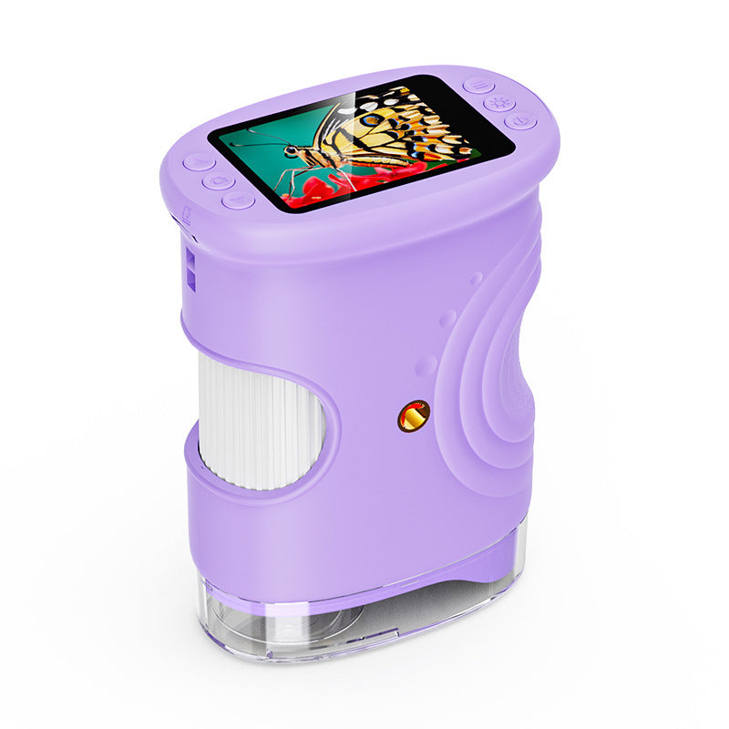 1000X Handheld Digital Microscope for Kids, Pocket Microscope with 2.0" IPS Screen