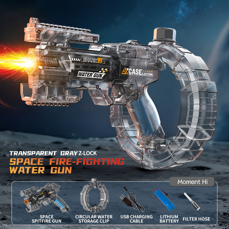 2026 New Model Firelight Electric Water Gun: Continuous Fire, Powerful, Long Range