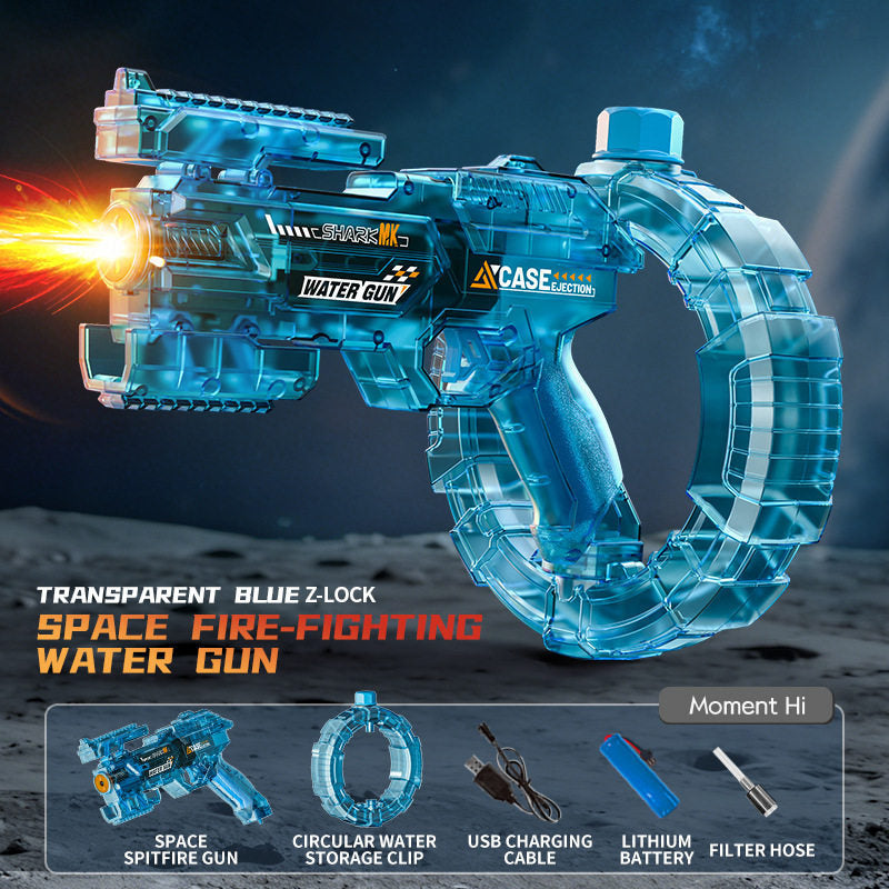2026 New Model Firelight Electric Water Gun: Continuous Fire, Powerful, Long Range