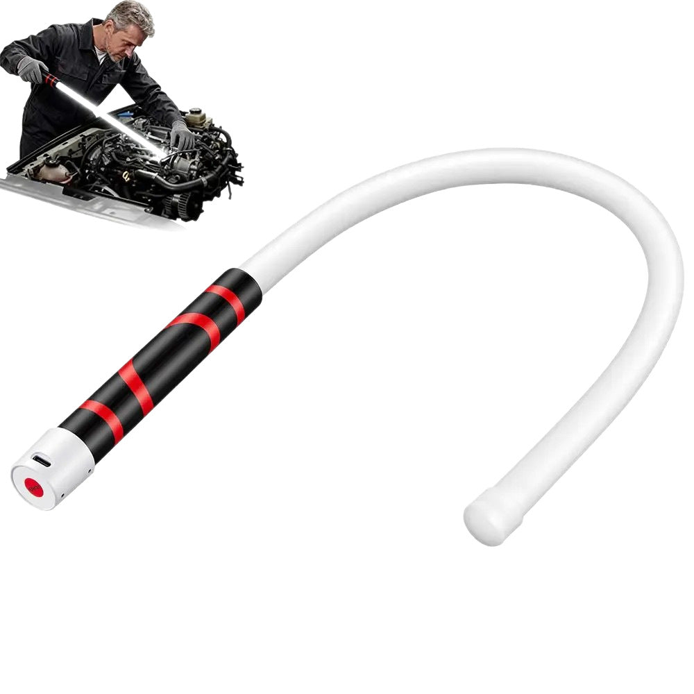 Flexible LED Flashlight Stick 27" Bendable Work Light with High-Lumen LED 3 Brightness Modes Portable Automotive Illumination Tool for Off Road SUV Engines Hard Reach Areas