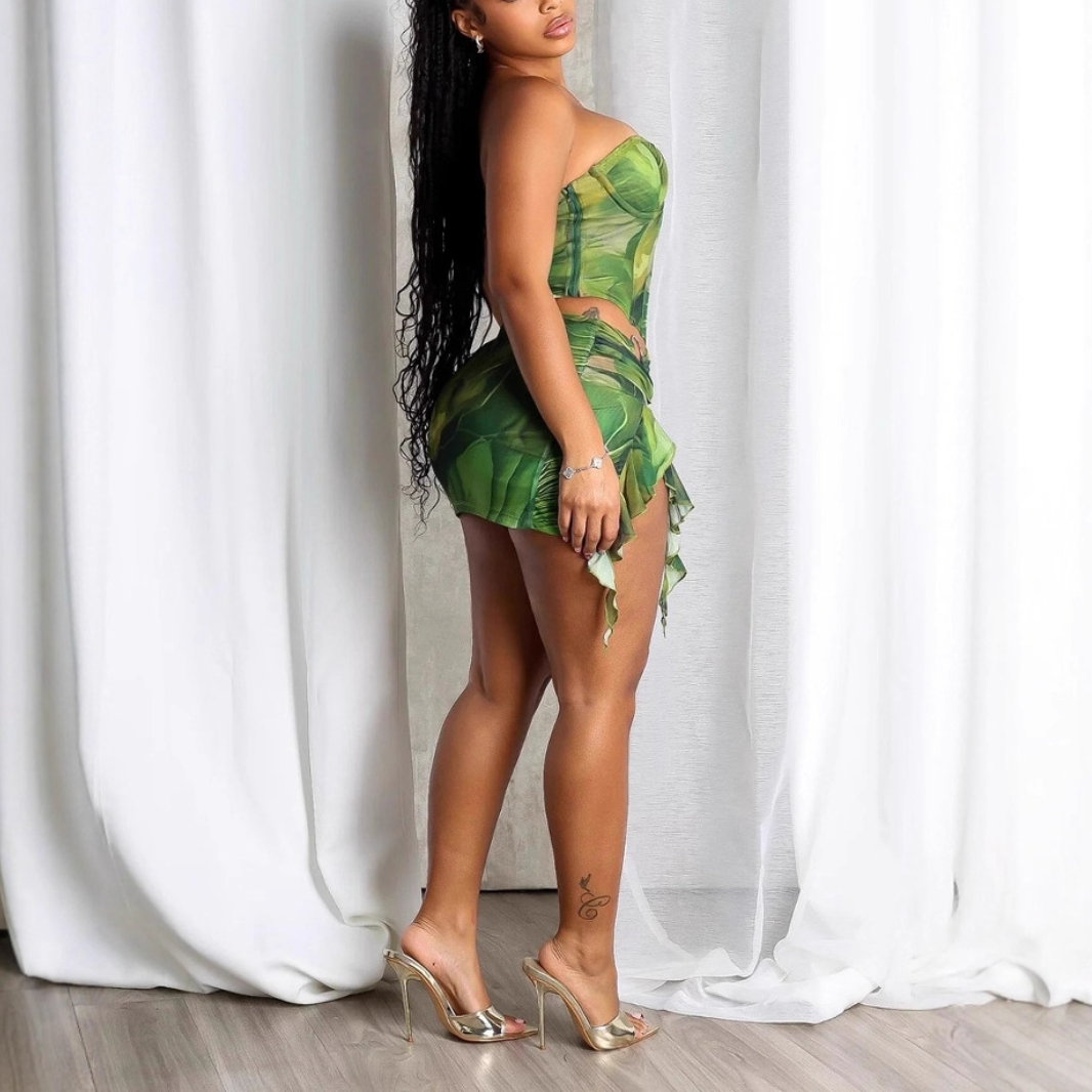 Bellatrix Cutout Bustier Tube Mini Dress