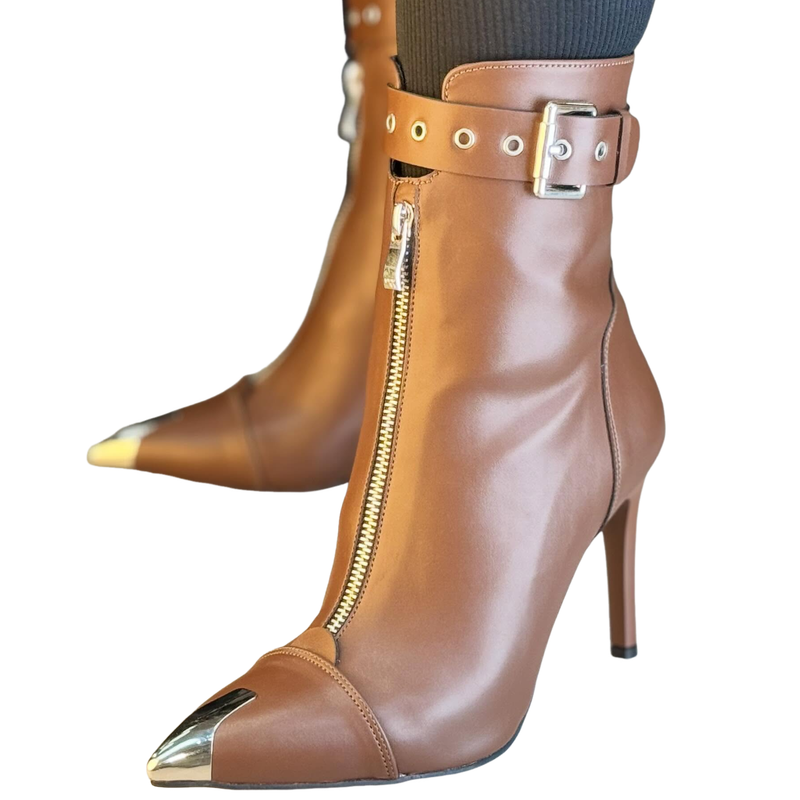 Pointed Toe Strappy Heels