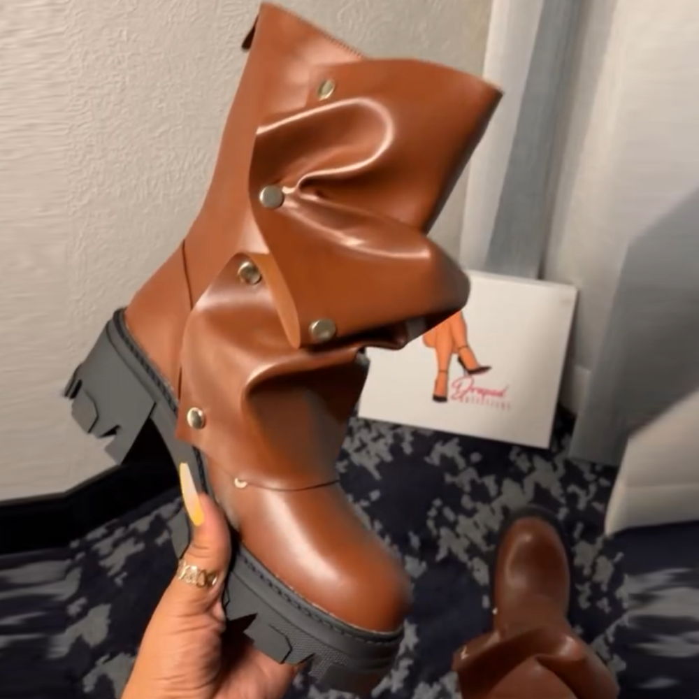 Cowprint High-heel Boots