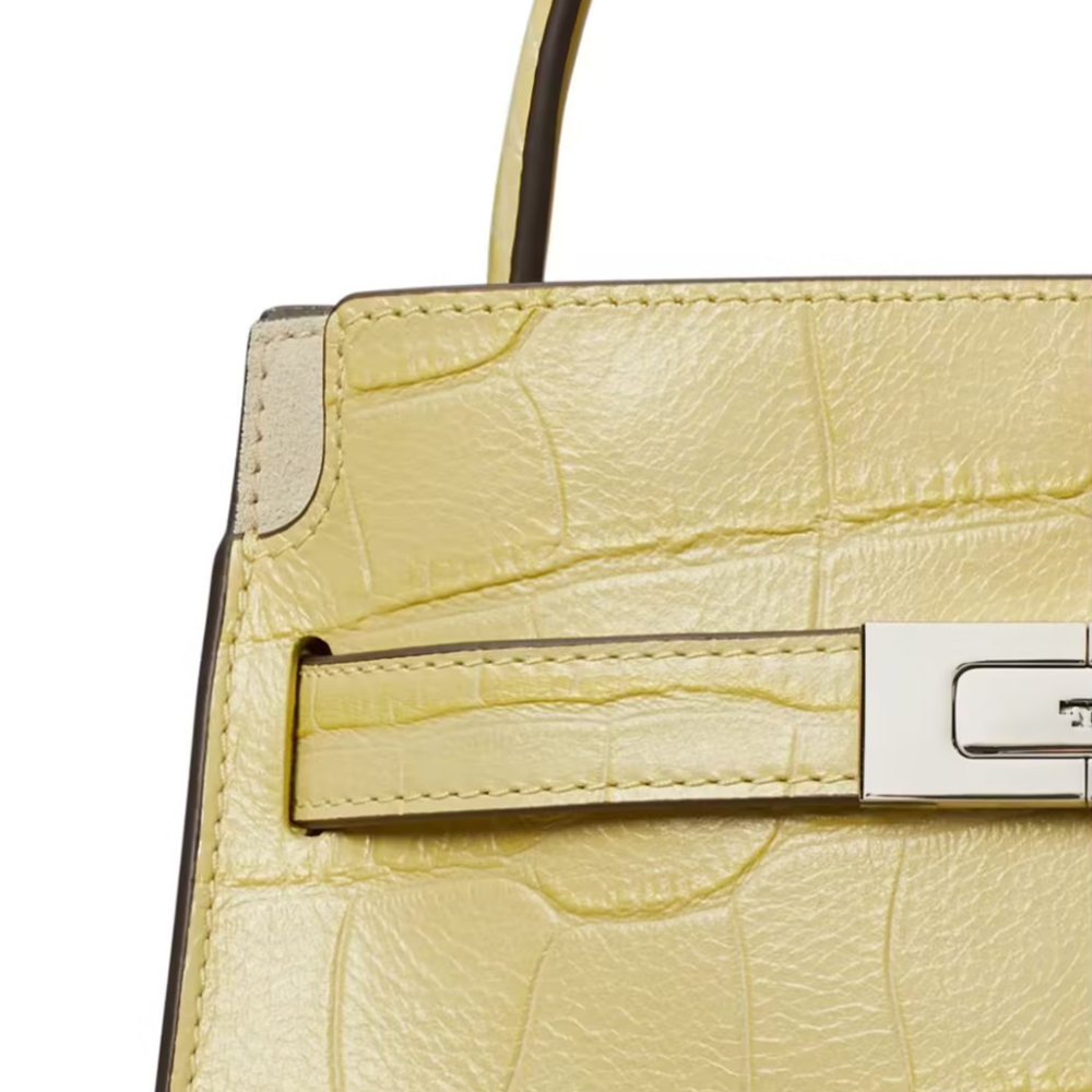 Faux Crocodile Leather Handbag