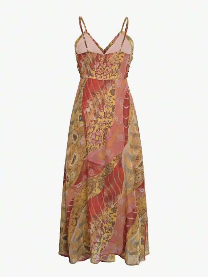 Women's Sleeveless Bohemian Style Elegant Dress