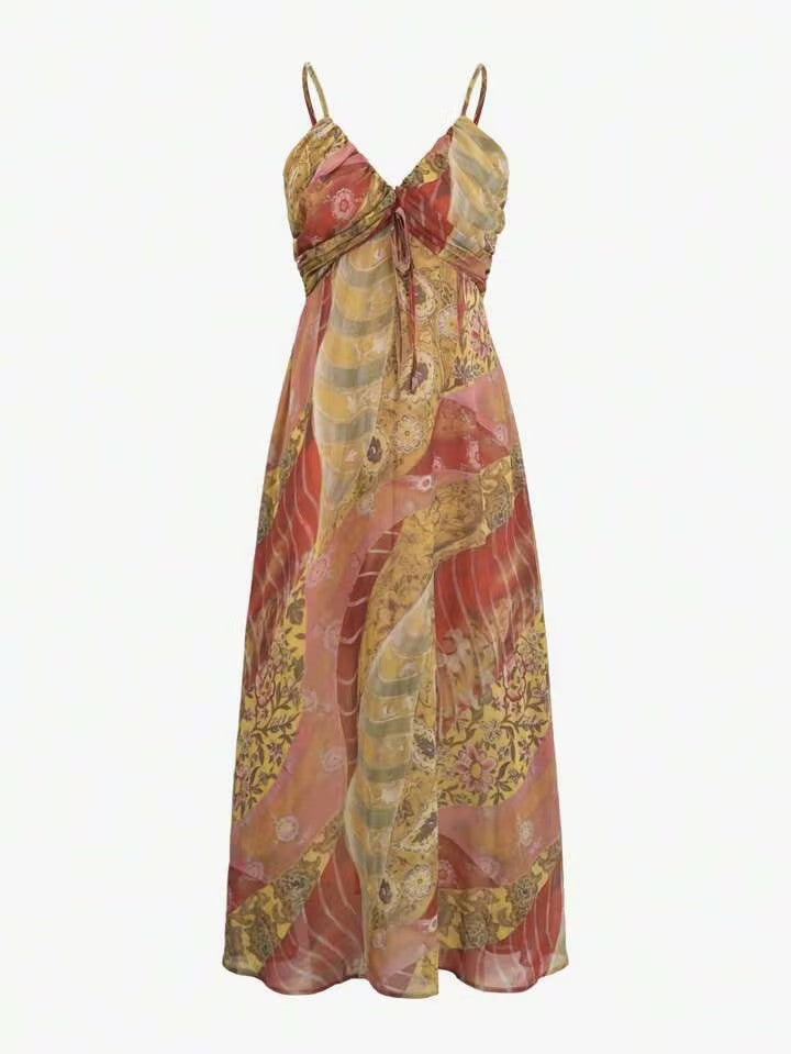 Women's Sleeveless Bohemian Style Elegant Dress