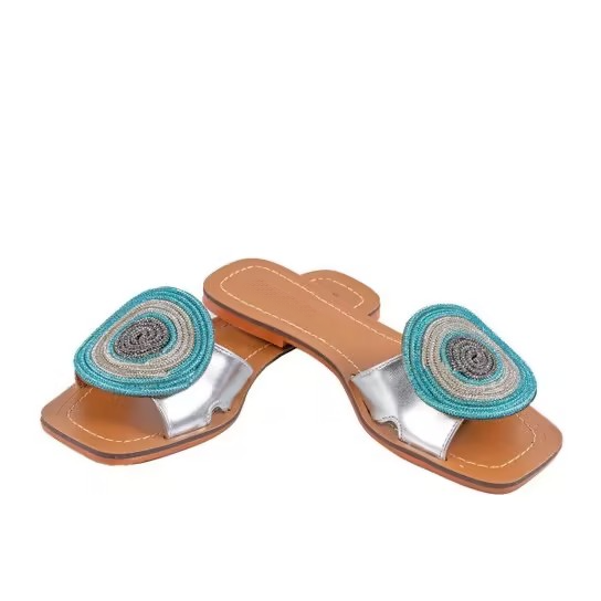 Evil Eye Flat Slippers