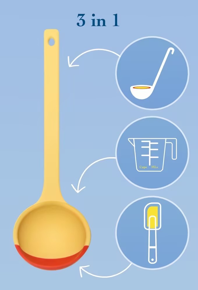 SCOUPS Spoon - The ladle with a Soft Top