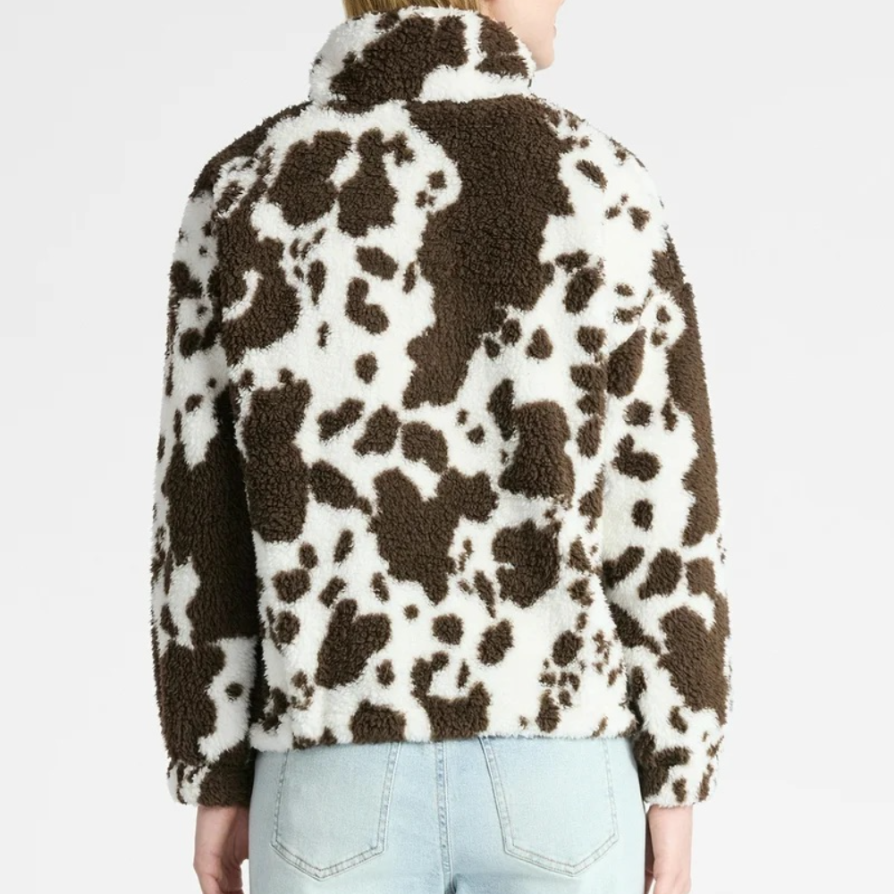 Stand-Up Collar Zip-Up Fleece