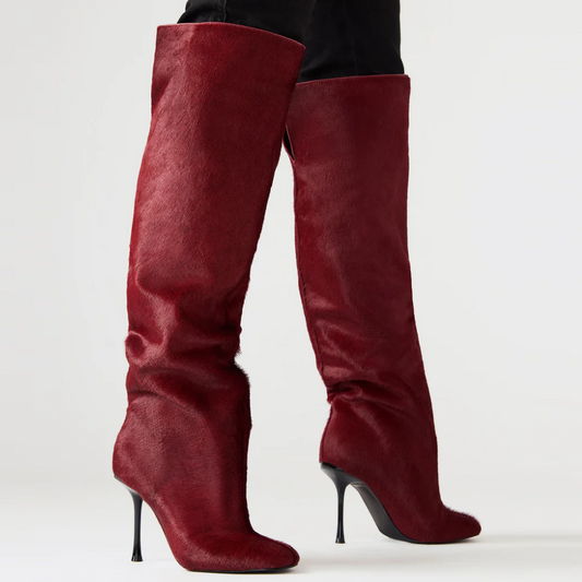Women's Fleece-Lined High Heels