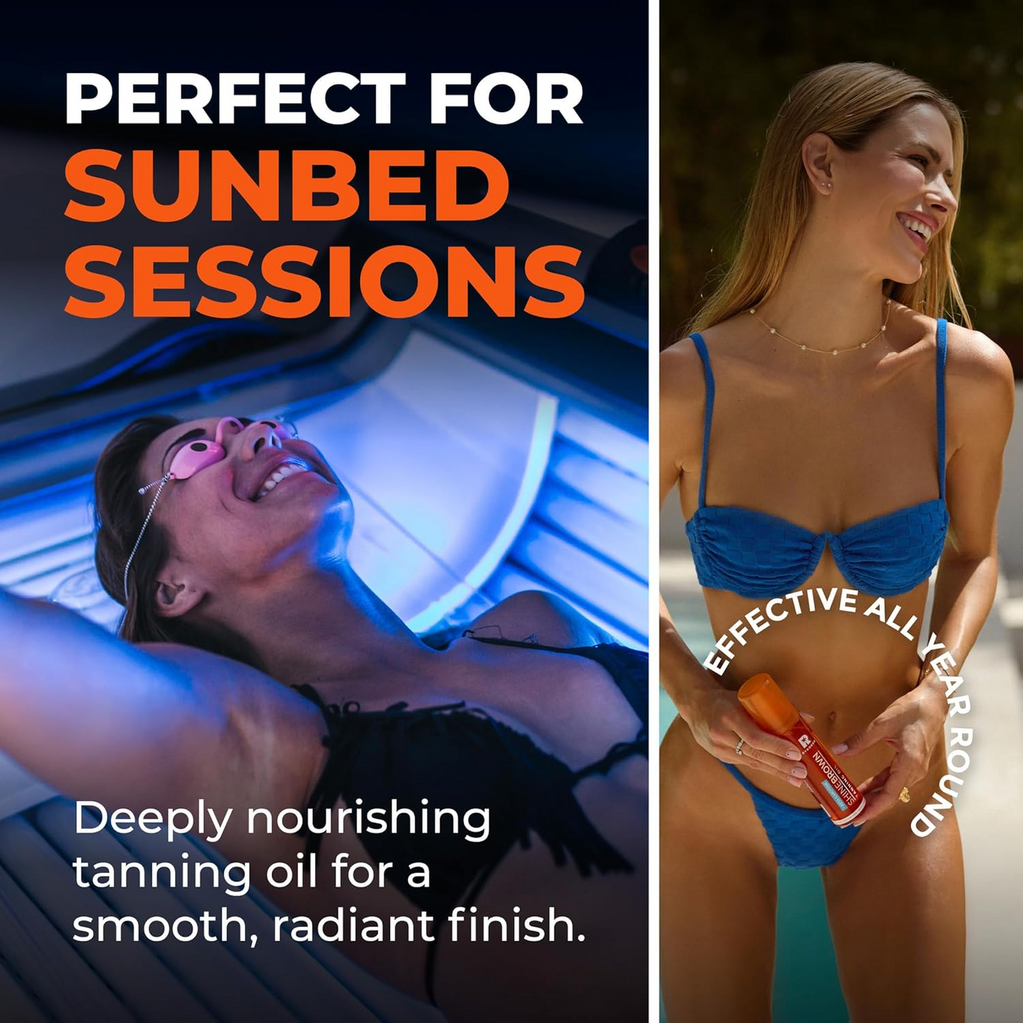 BYROKKO Shine Brown Beta Carotene Tanning Accelerator, Carroten Tanning Gel Effective in Sunbeds & Outdoor Sun, Natural Tan-boosting Sunbed Cream, 200 ml (Beta Carotene Oil 150 ml (Pack of 1))