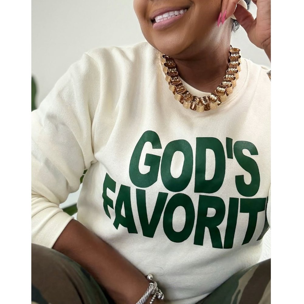 God's Favorite Crew Neck Pockets