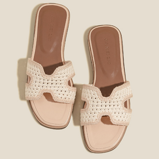 Knitted Beach Flip Flops