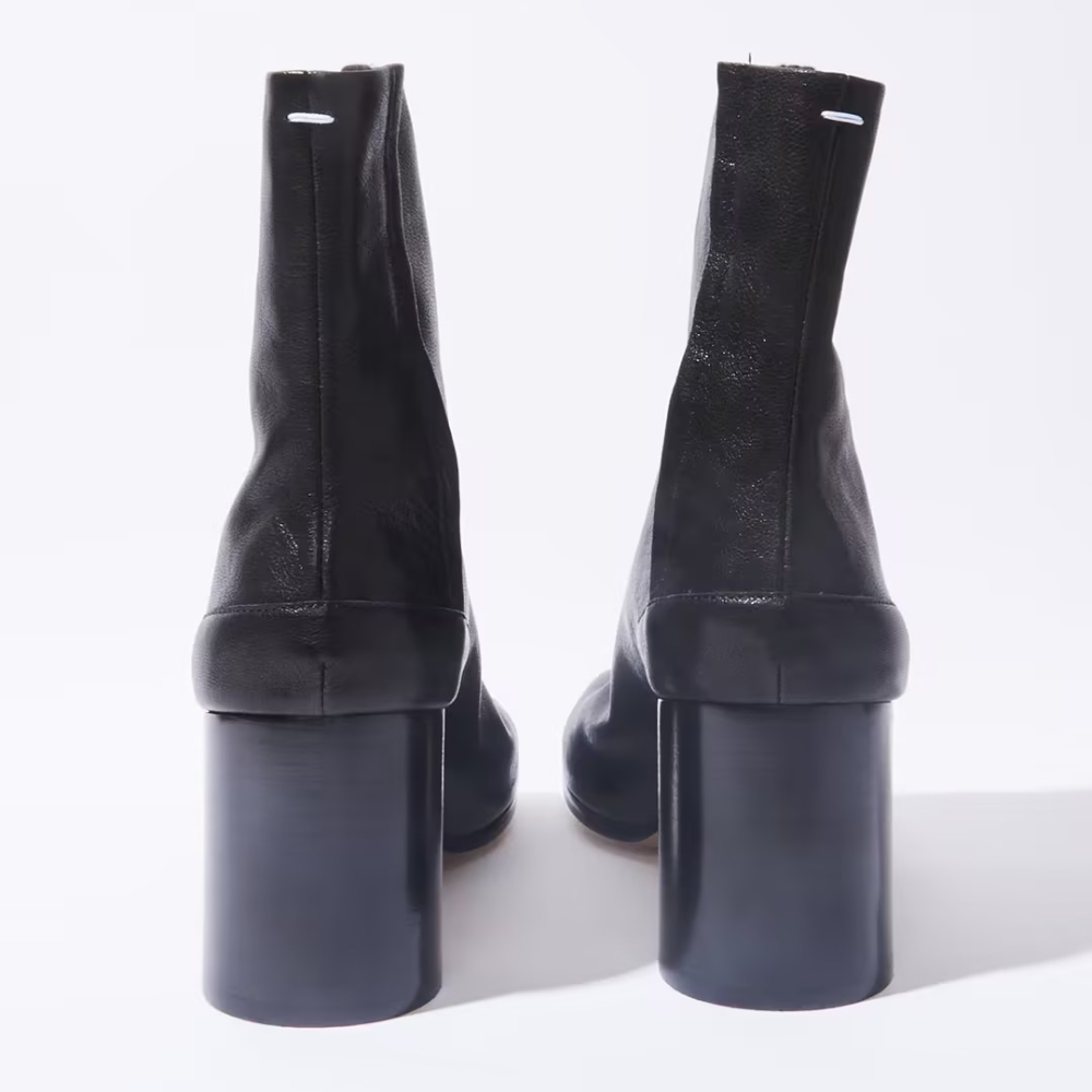 Black High-Heel Tabi Boots