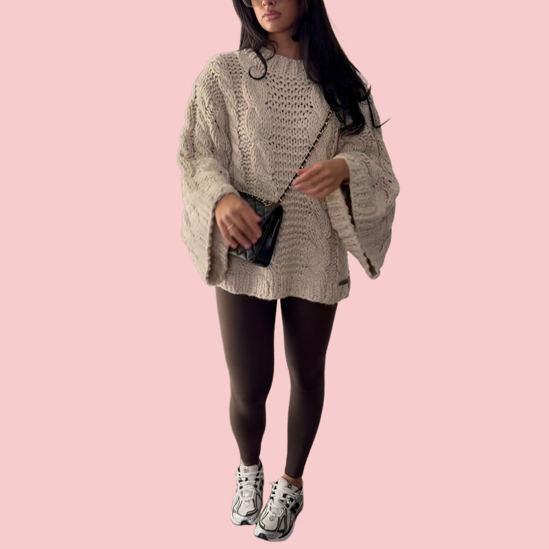 White Knitted Sweater