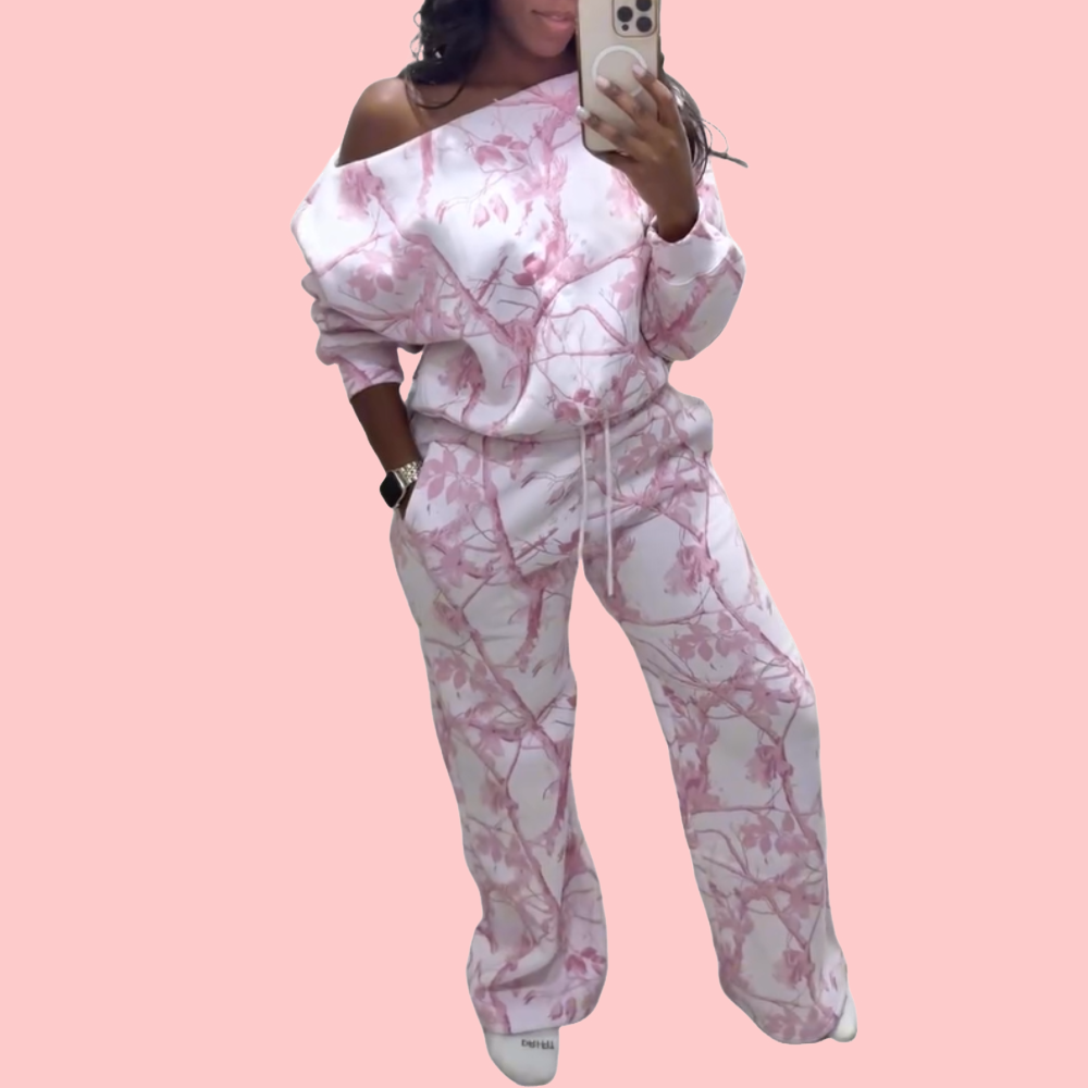 Tree Branch Print Sweatsuit
