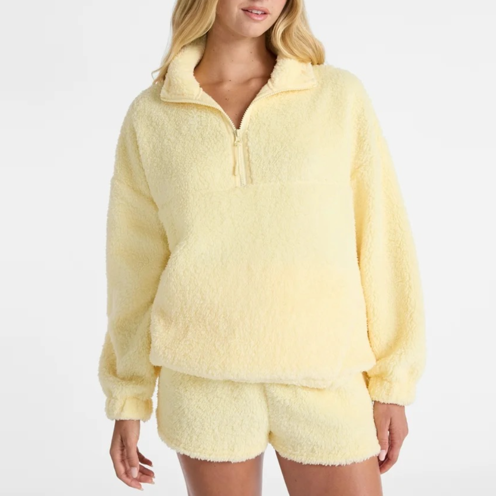Stand-Up Collar Zip-Up Fleece